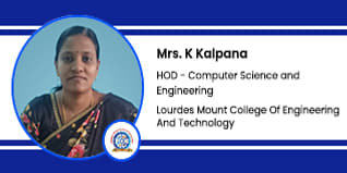 Lourdes Mount College of Engineering and Technology, Kanyakumari, Head of Computer Science and Engineering Department: Mrs. K Kalpana Interview